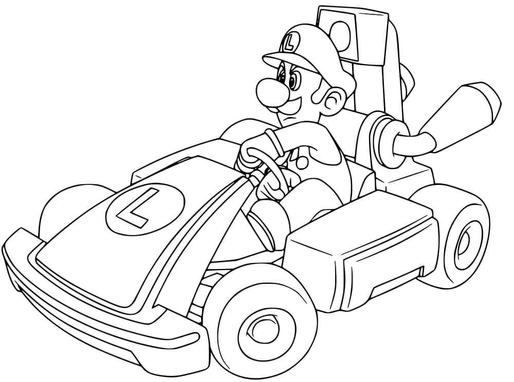 Tekenen Mario Kart 4