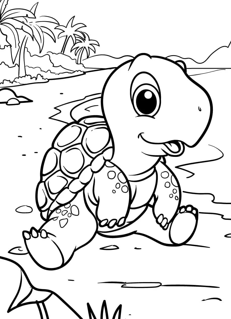 Tekenen Schildpadden afdrukbaar