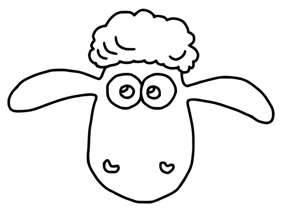Tekenen Shaun het Schaap gratis