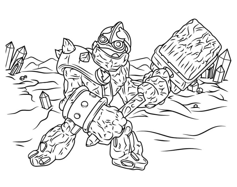 Tekenen Skylanders 4