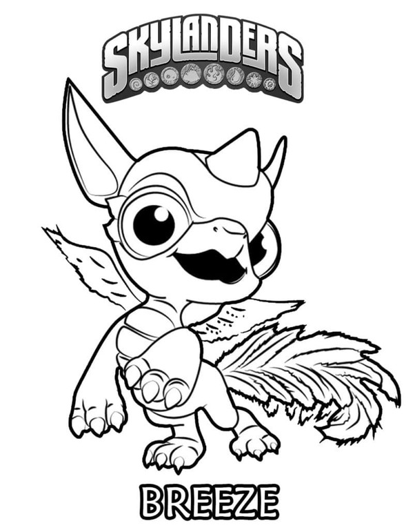 Tekenen Skylanders gratis afdrukbaar