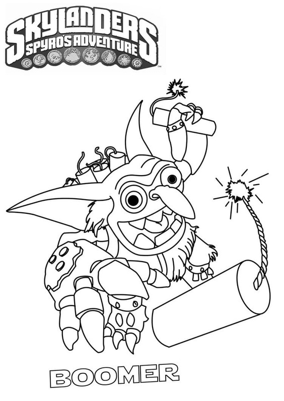 Tekenen Skylanders gratis eenvoudig