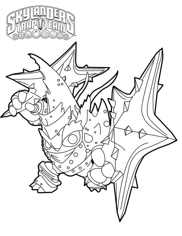 Tekenen Skylanders gratis simpel