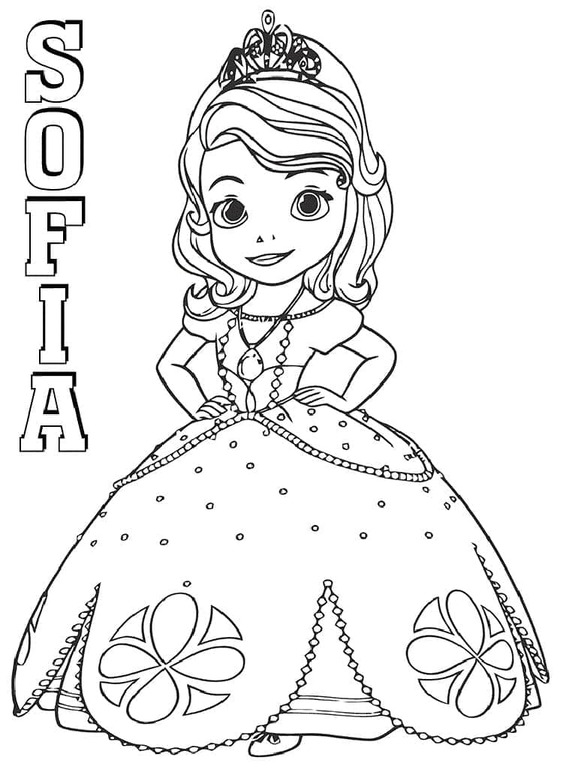 Tekenen Sofia mooi