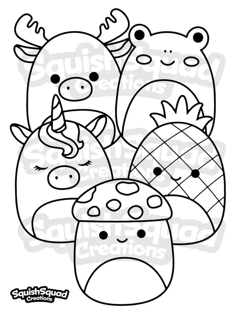 Tekenen Squishmallows 8
