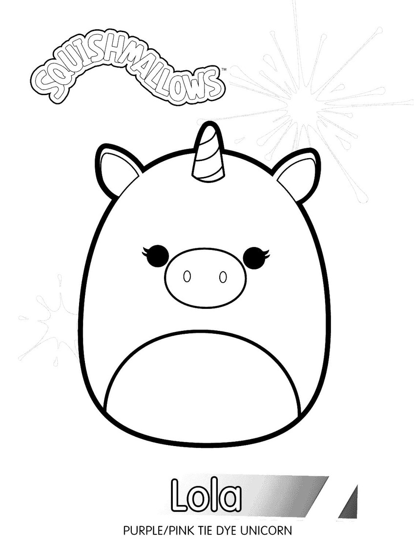 Tekenen Squishmallows gratis basis