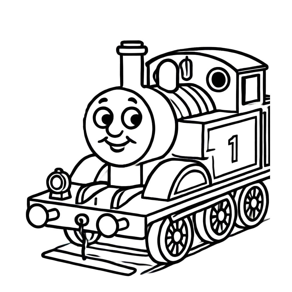 Tekenen Thomas De Trein basis
