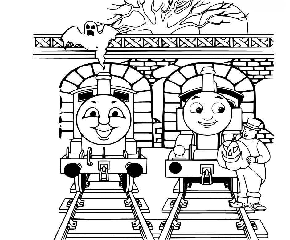 Tekenen Thomas De Trein
