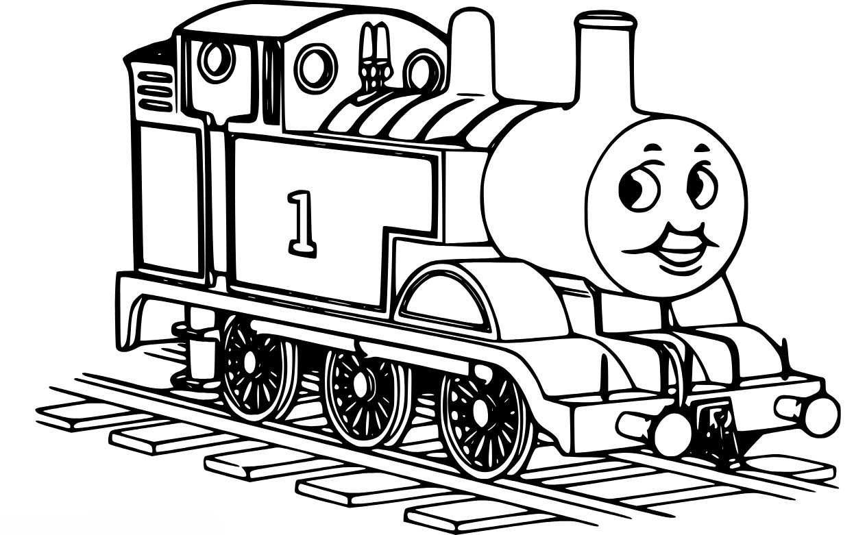 Tekenen Thomas De Trein voor kinderen