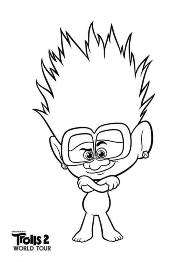 Tekenen Trolls gratis basis
