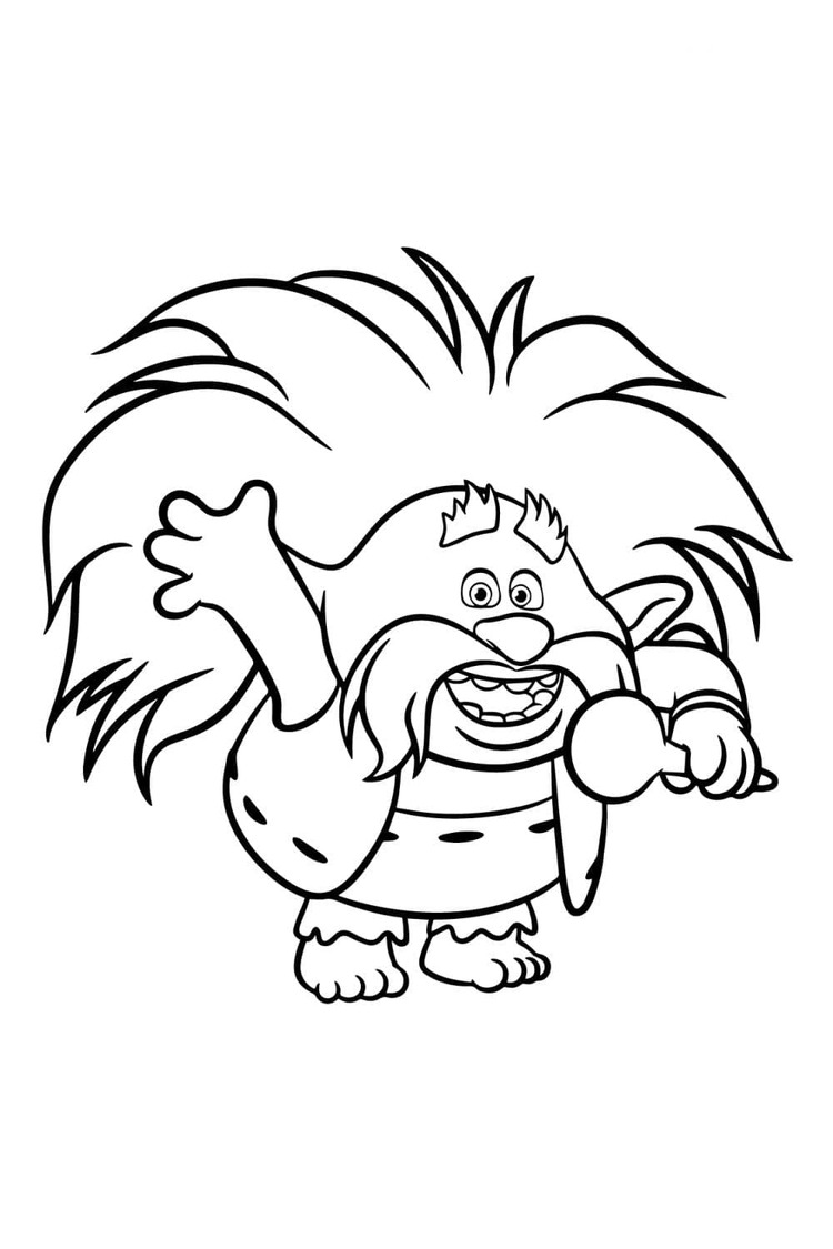Tekenen Trolls gratis