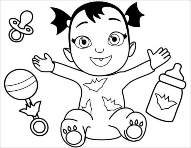 Tekenen Vampirina 1