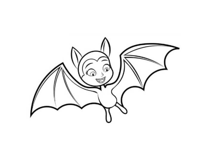 Tekenen Vampirina gratis afdrukbare eenvoudig
