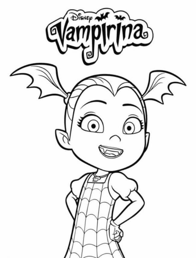 Tekenen Vampirina gratis