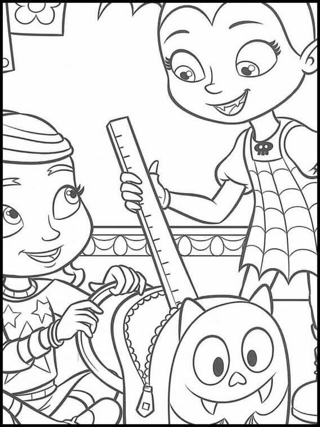 Vampirina afdrukbare basis