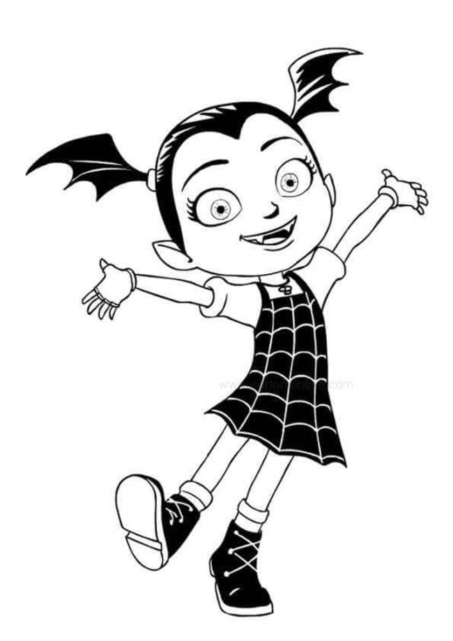 Vampirina simpel bij kinderen