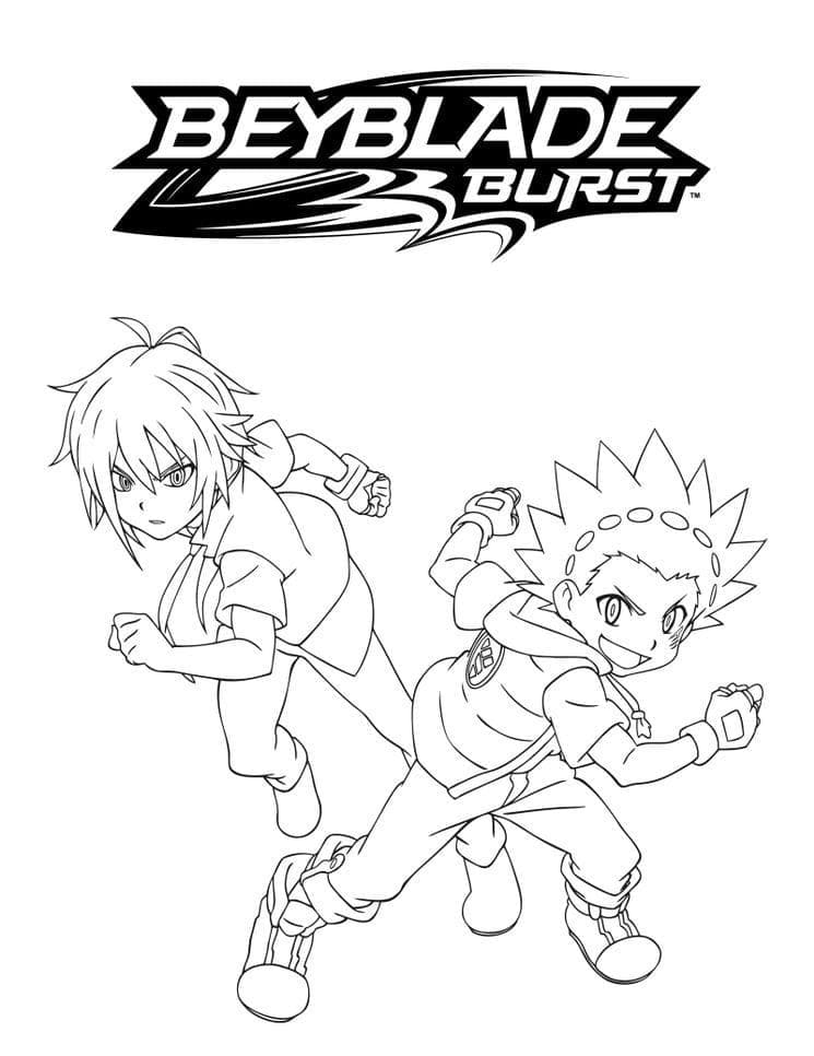 Afbeelding Beyblade gratis afdrukbaar