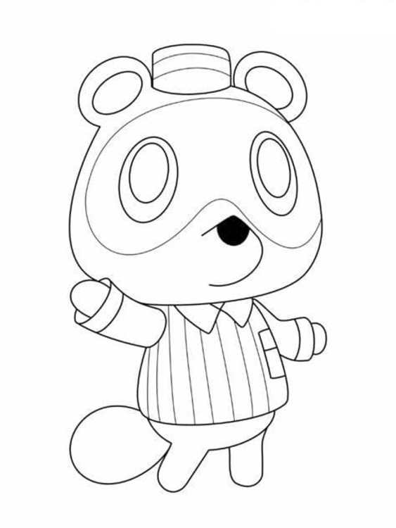 Animal Crossing afdrukbare basis