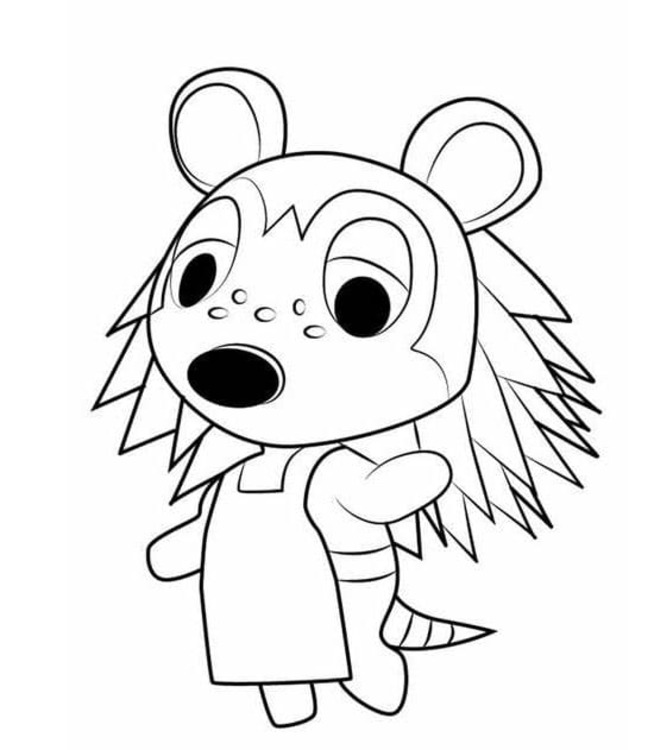 Animal Crossing gratis afdrukbare eenvoudig