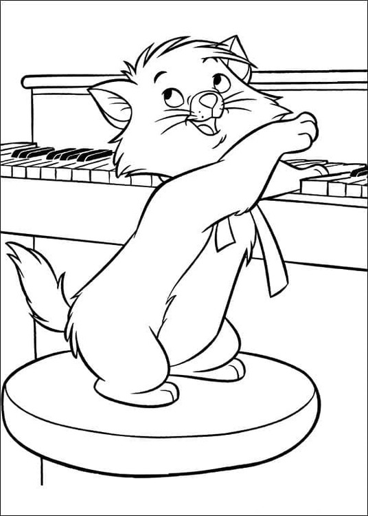 Aristokatten afdrukbaar