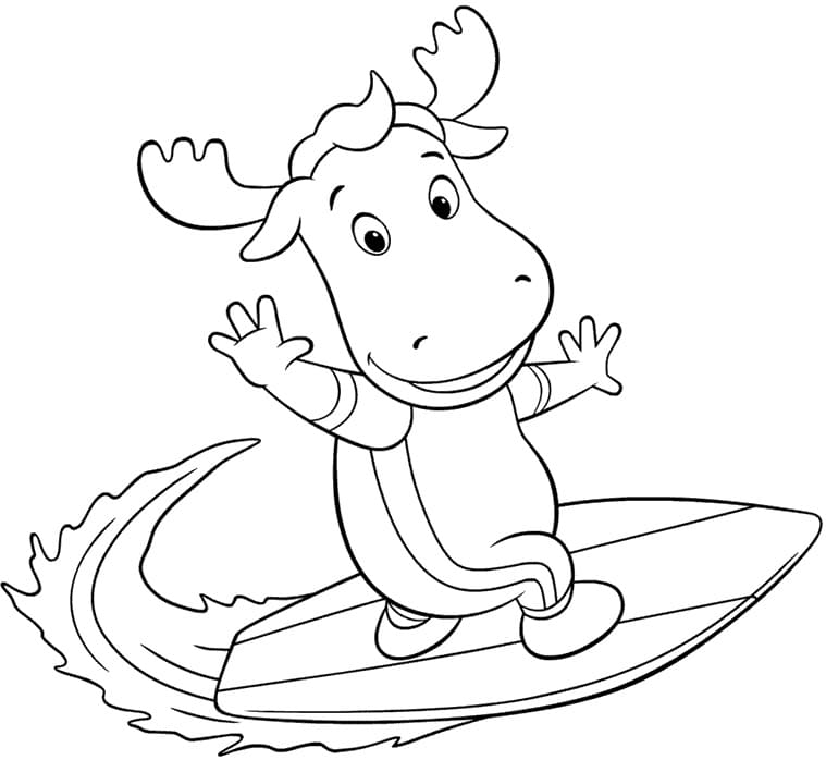Backyardigans gratis afdrukbaar simpel