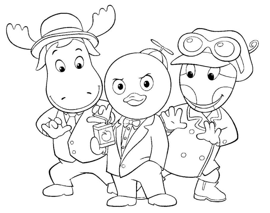 Backyardigans gratis afdrukbaar voor kinderen