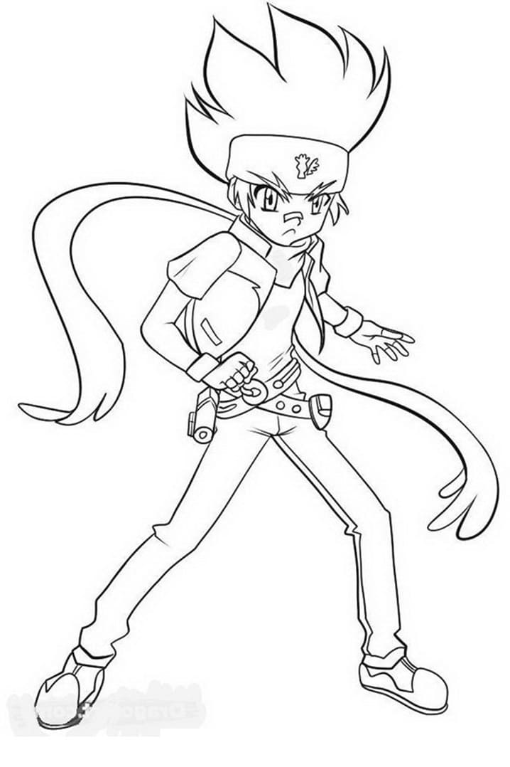 Beyblade gratis afdrukbaar basis