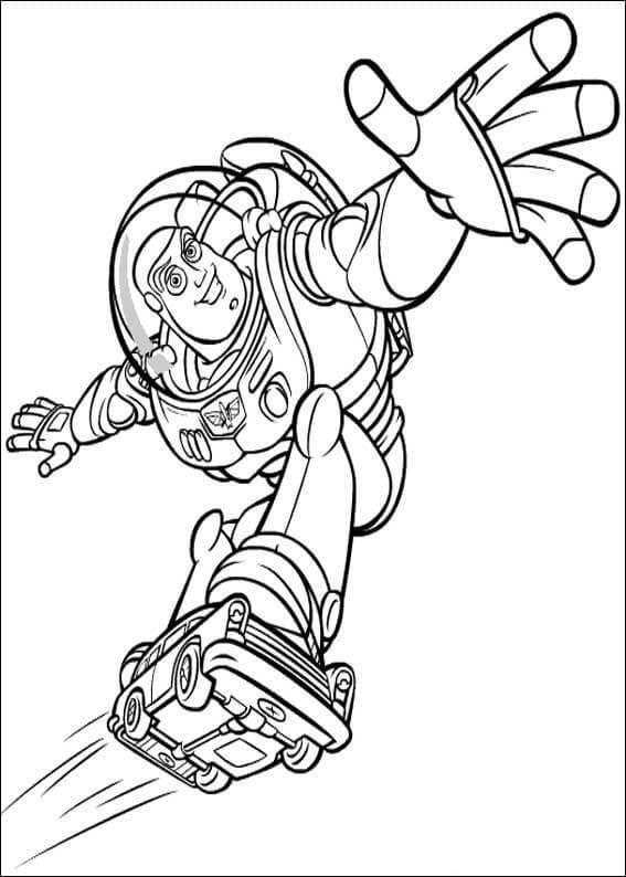 Buzz Lightyear afdrukbaar basis
