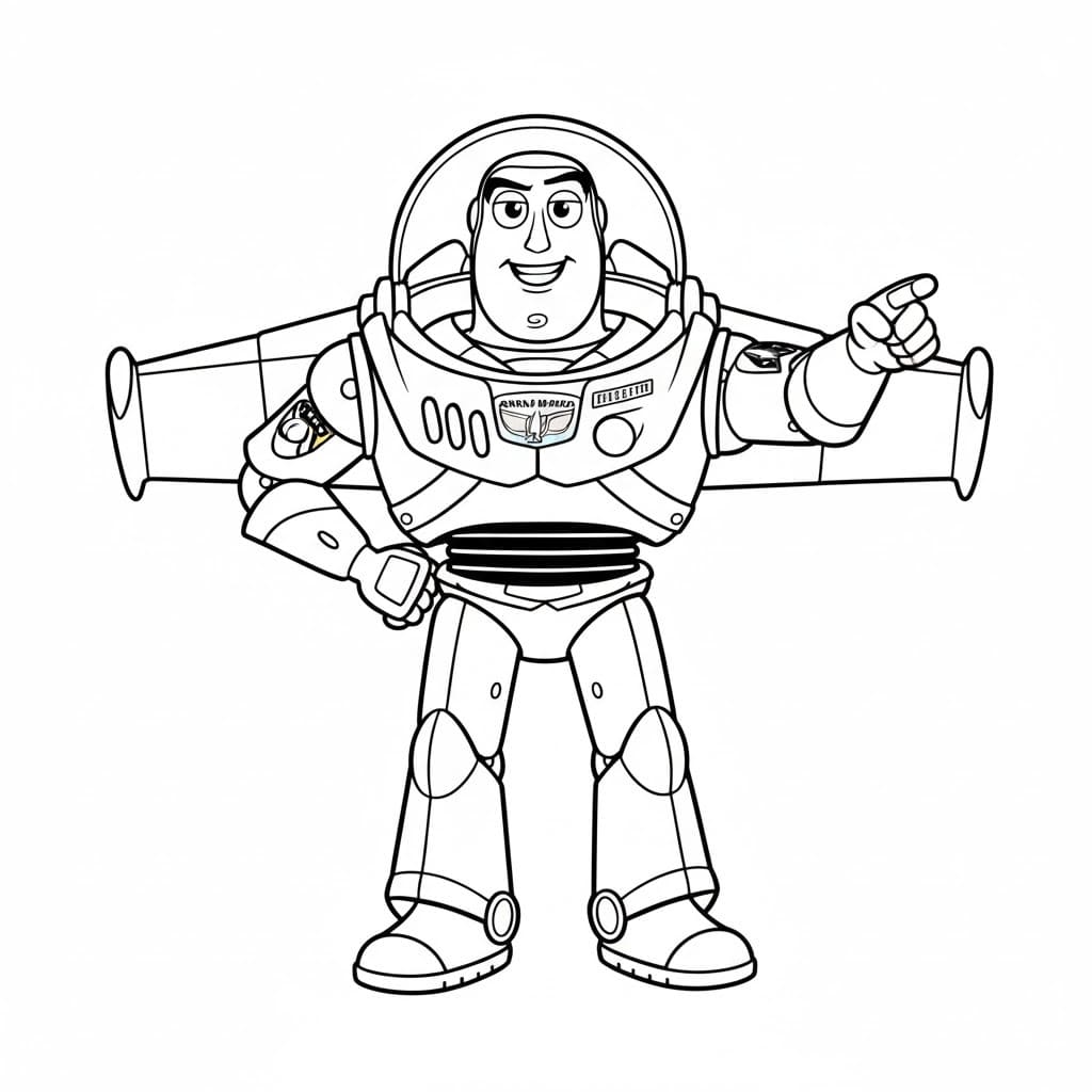 Buzz Lightyear afdrukbaar