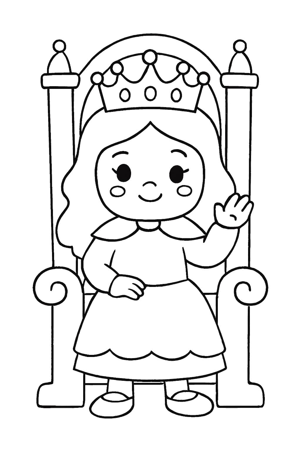 Koningin gratis afdrukbaar Koningin gratis afdrukbaar