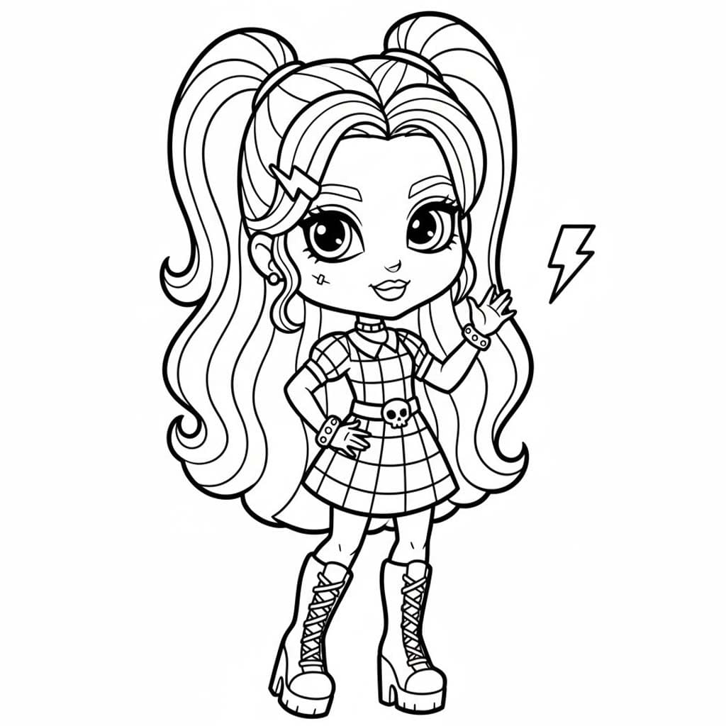 Monster High gratis afdrukbaar simpel Monster High gratis afdrukbaar simpel