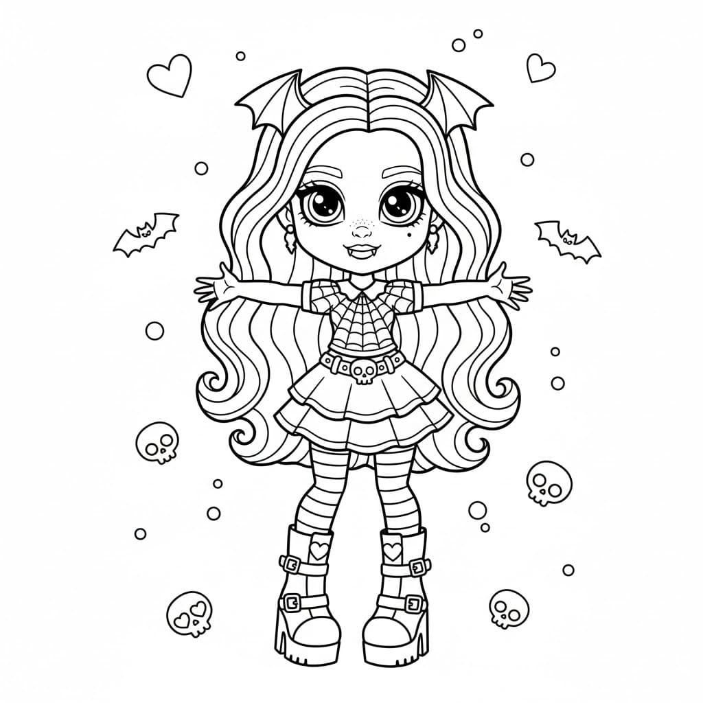 Monster High gratis eenvoudig Monster High gratis eenvoudig