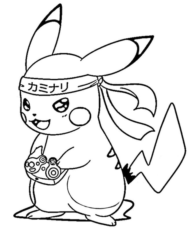 Pikachu gratis voor kinderen