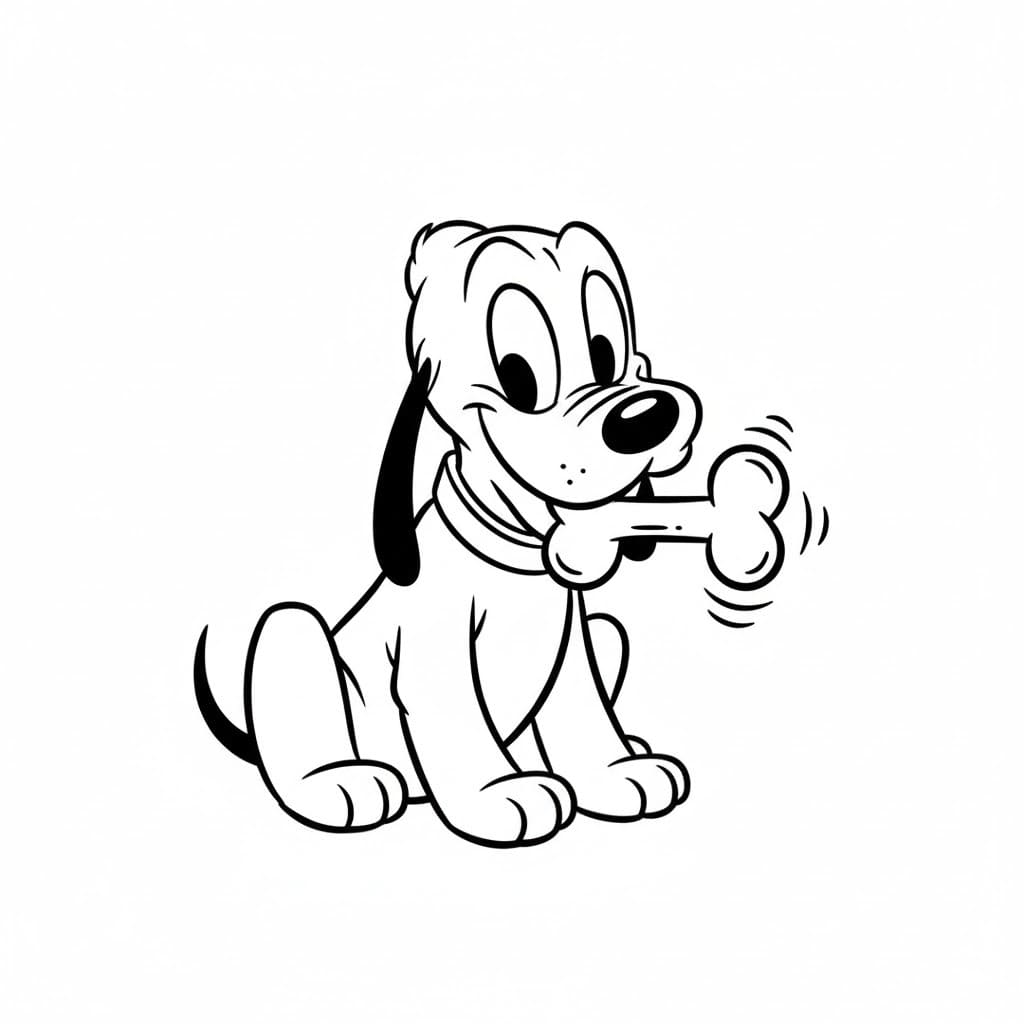 Pluto gratis afdrukbaar basis