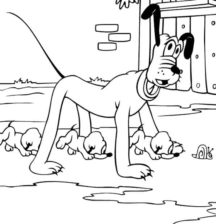 Pluto gratis afdrukbaar eenvoudig