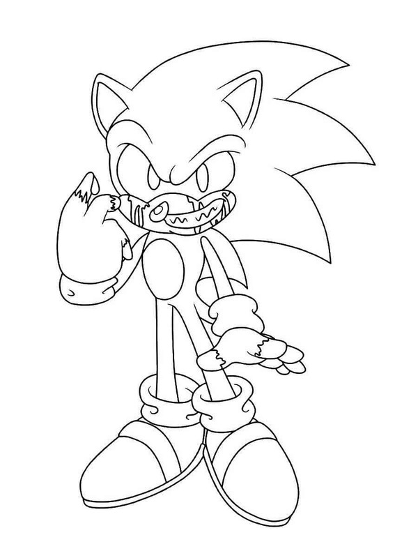 Sonic Exe voor kinderen