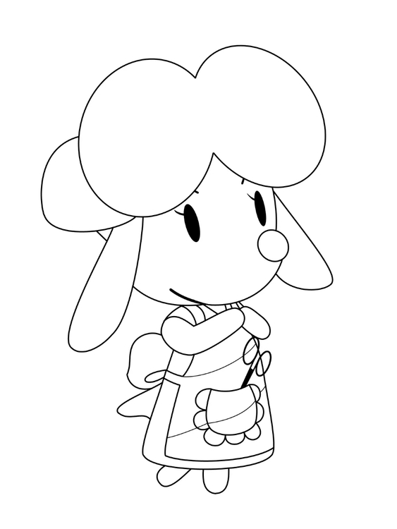 Tekenen Animal Crossing afdrukbaar