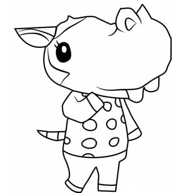 Tekenen Animal Crossing basis