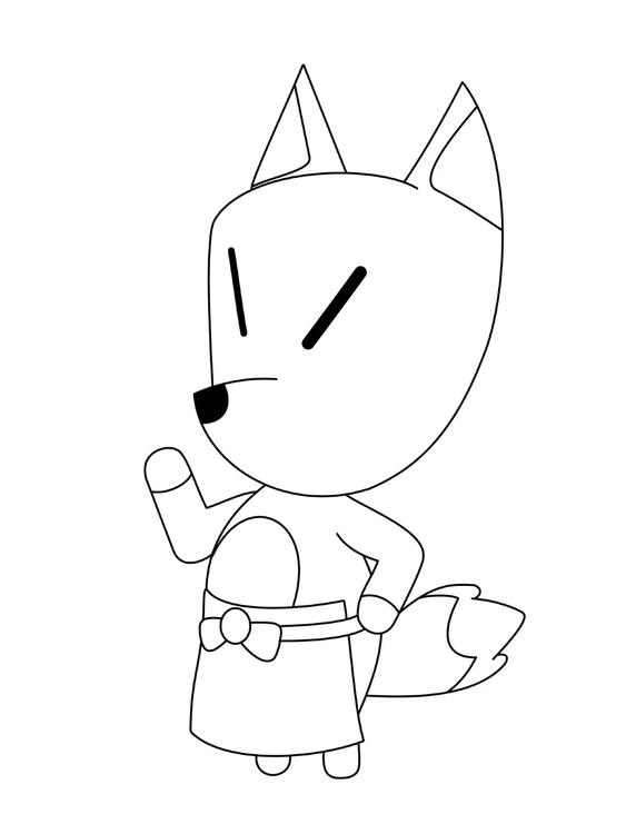 Tekenen Animal Crossing simpel
