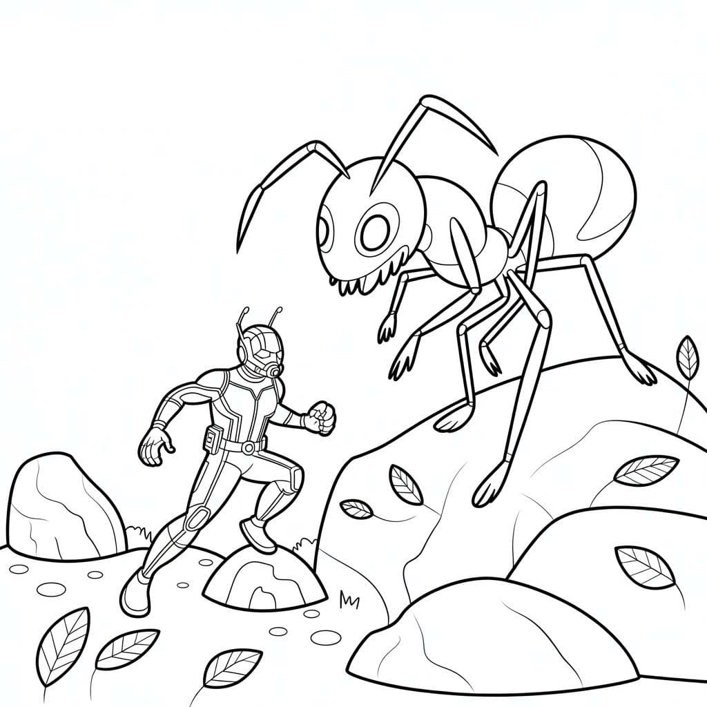 Tekenen Ant man 1