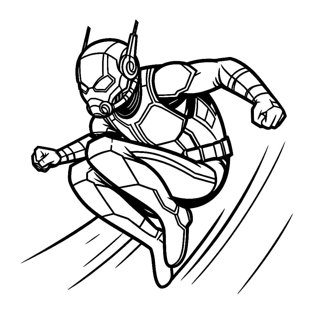 Tekenen Ant man 8
