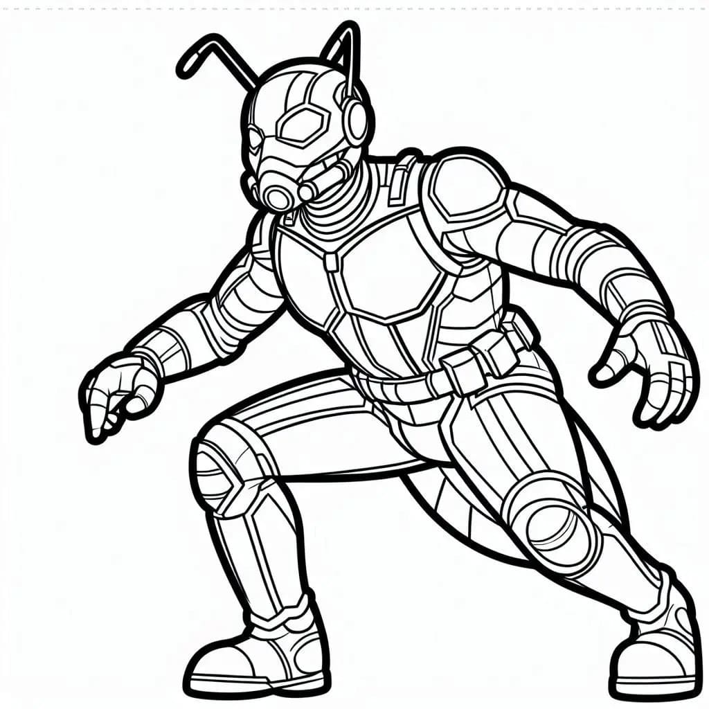 Tekenen Ant man basis