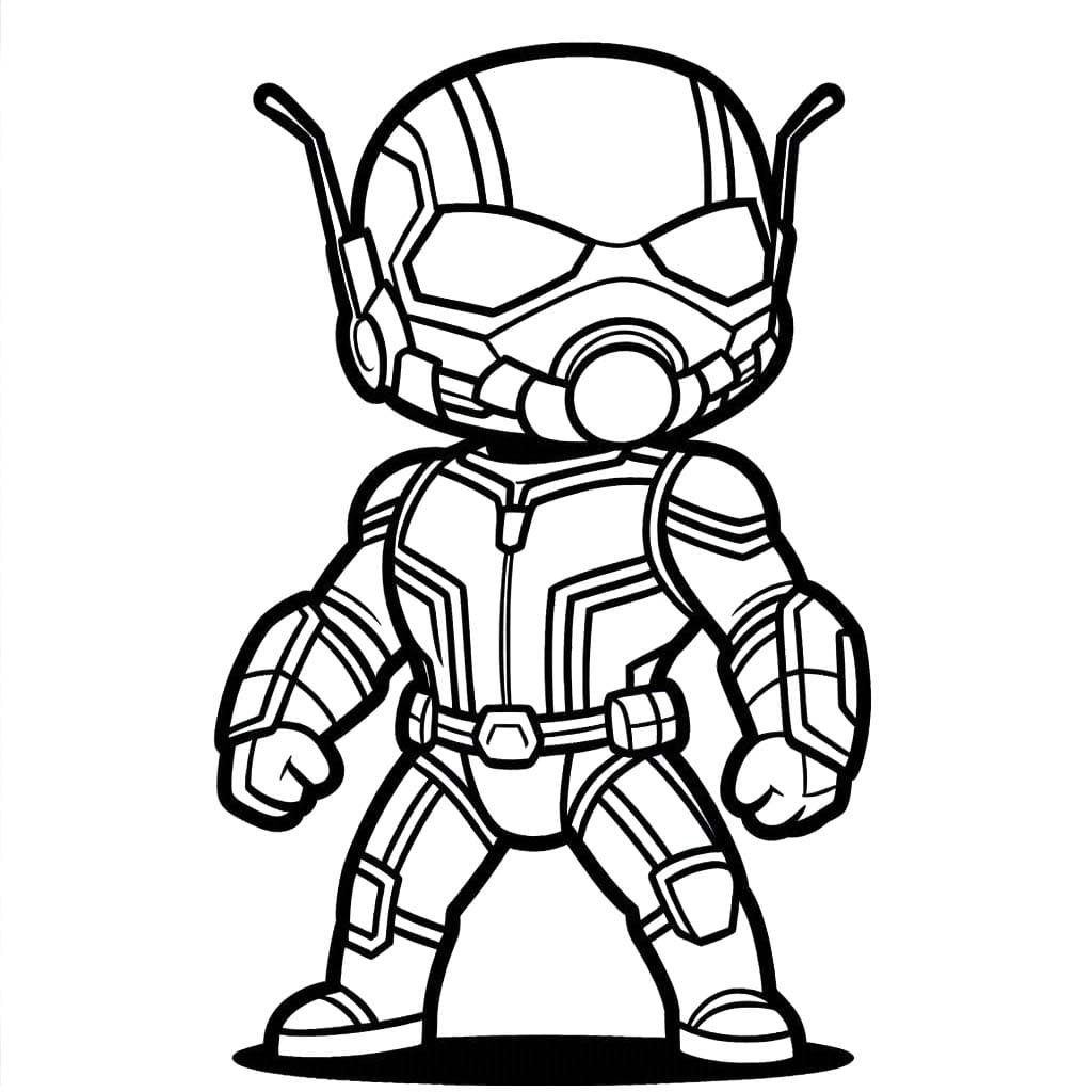 Tekenen Ant man gratis gratis simpel