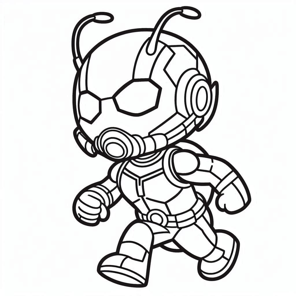Tekenen Ant man simpel