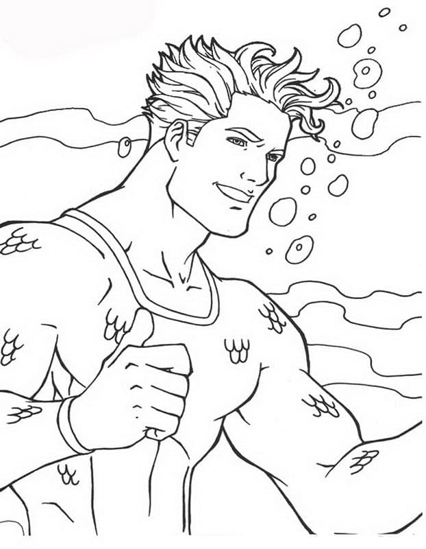 Tekenen Aquaman 4
