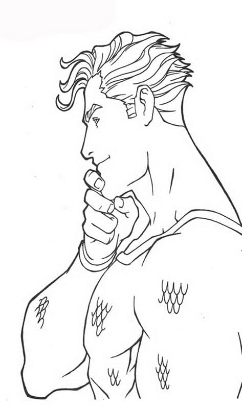 Tekenen Aquaman 5
