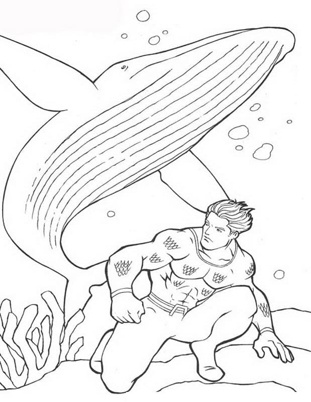 Tekenen Aquaman basis