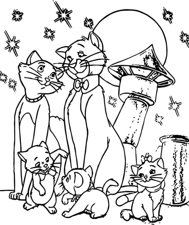 Tekenen Aristokatten 1