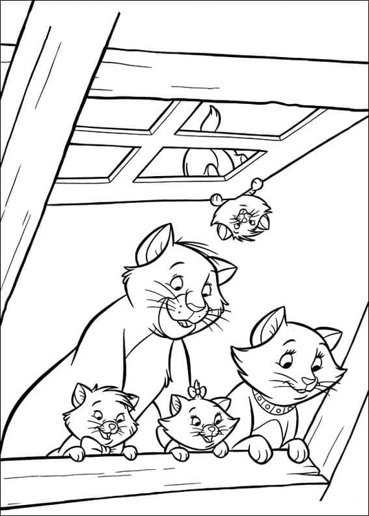 Tekenen Aristokatten 8