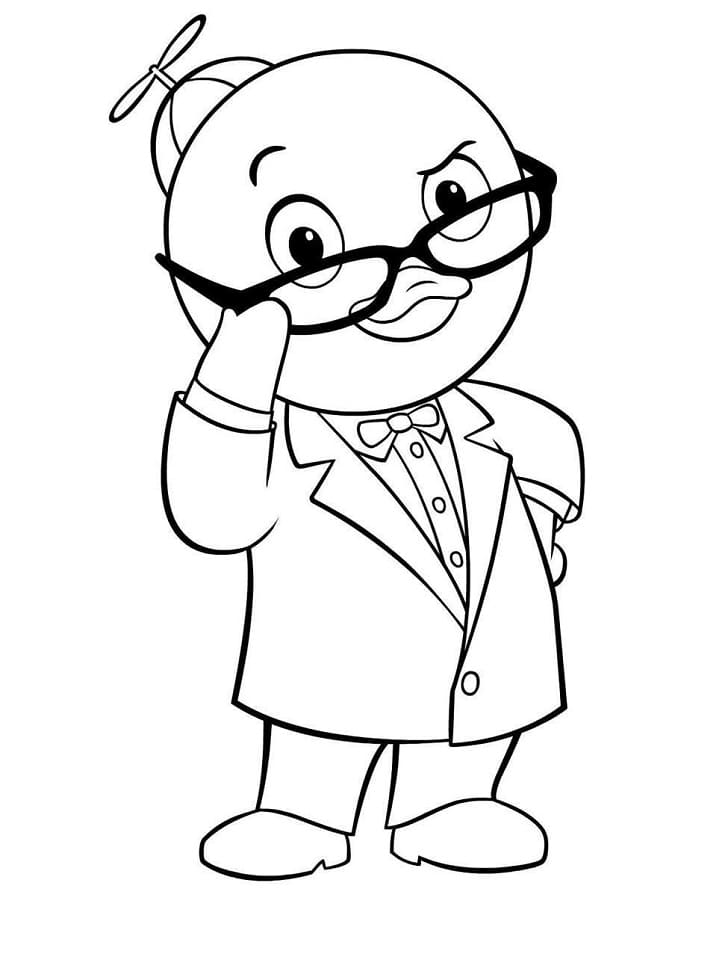 Tekenen Backyardigans afdrukbaar basis